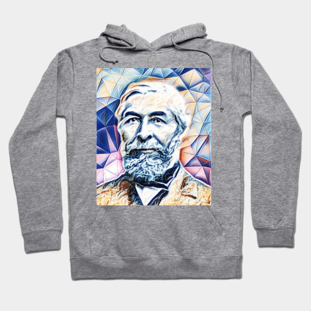 Jean Charles Galissard de Marignac Snowy Portrait | Jean Charles Galissard de Marignac Artwork 8 Hoodie by JustLit